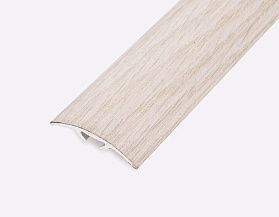 Порог (стык) Русский профиль  разноуровневый ламинированный с дюб, 30*1800 мм, Сосна светлая